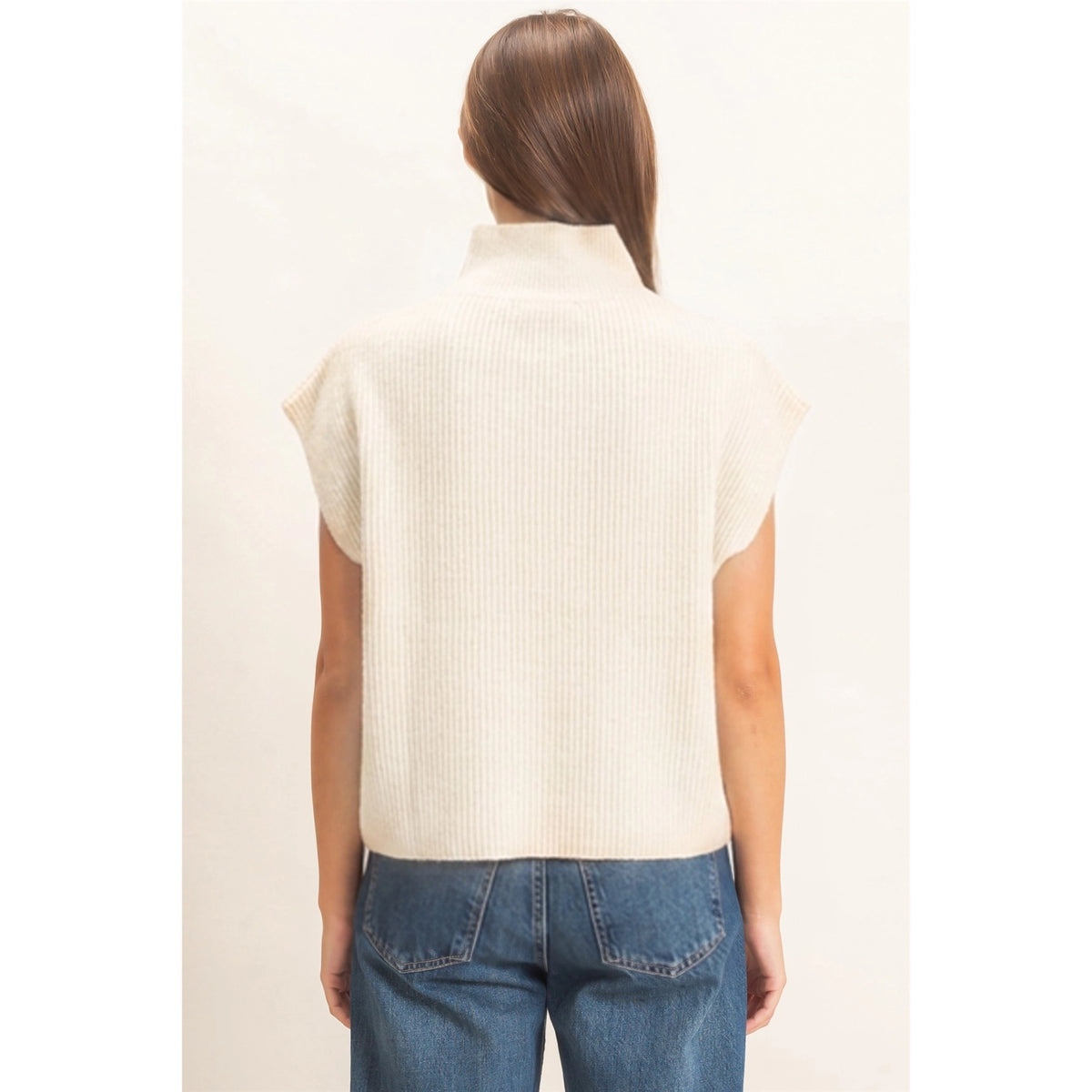 Sleeveless Alpaca Sweater