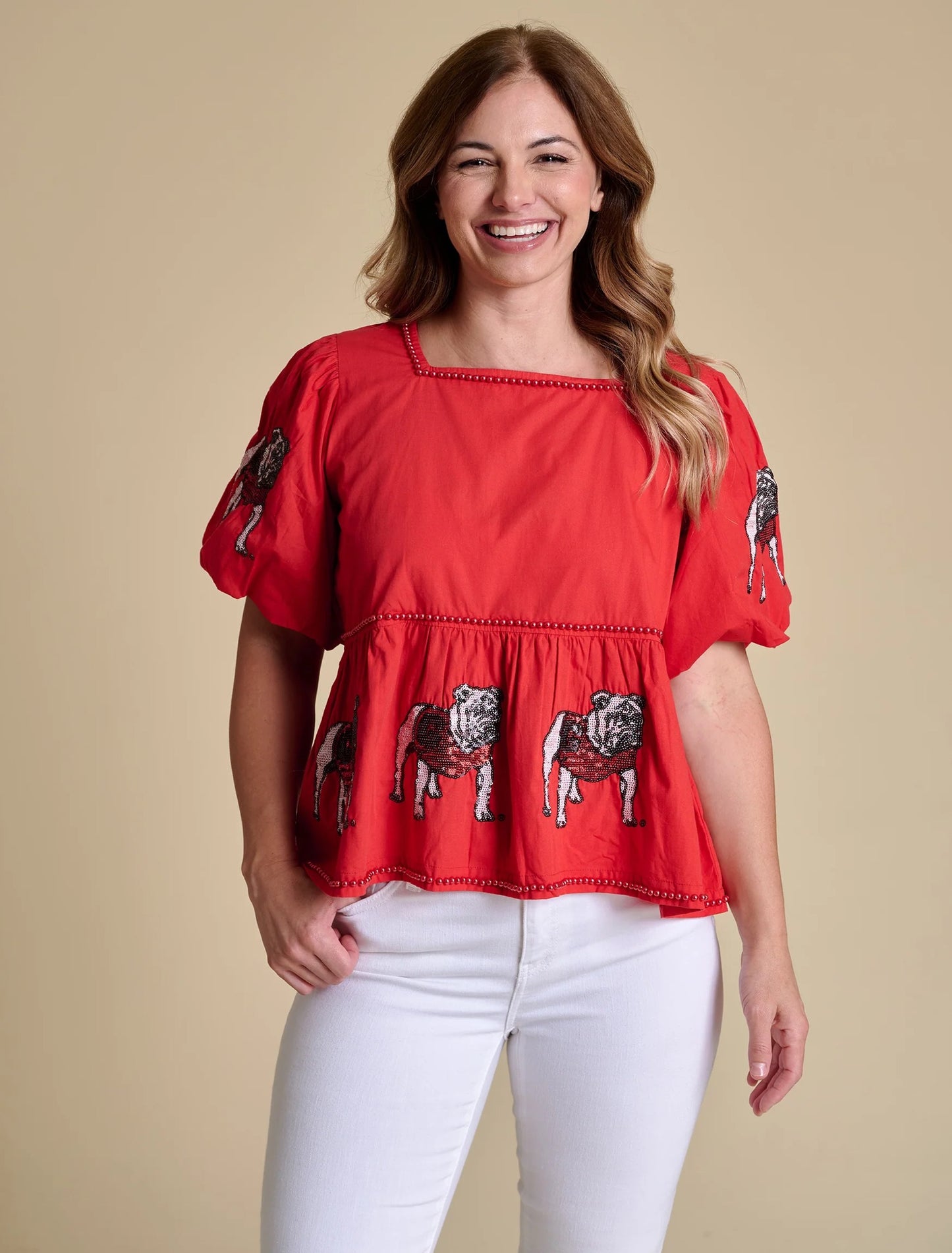 Georgia Peplum Top