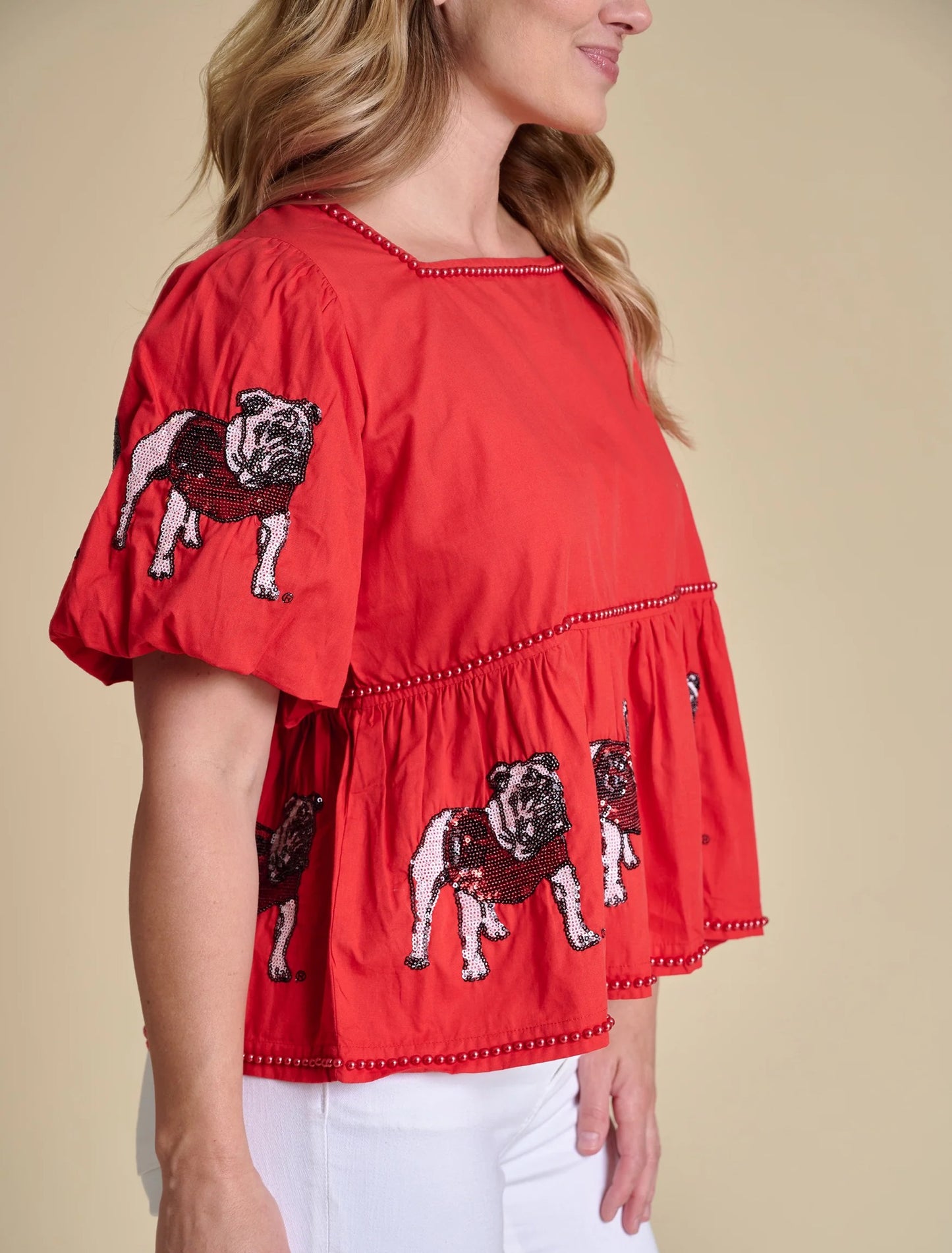 Georgia Peplum Top