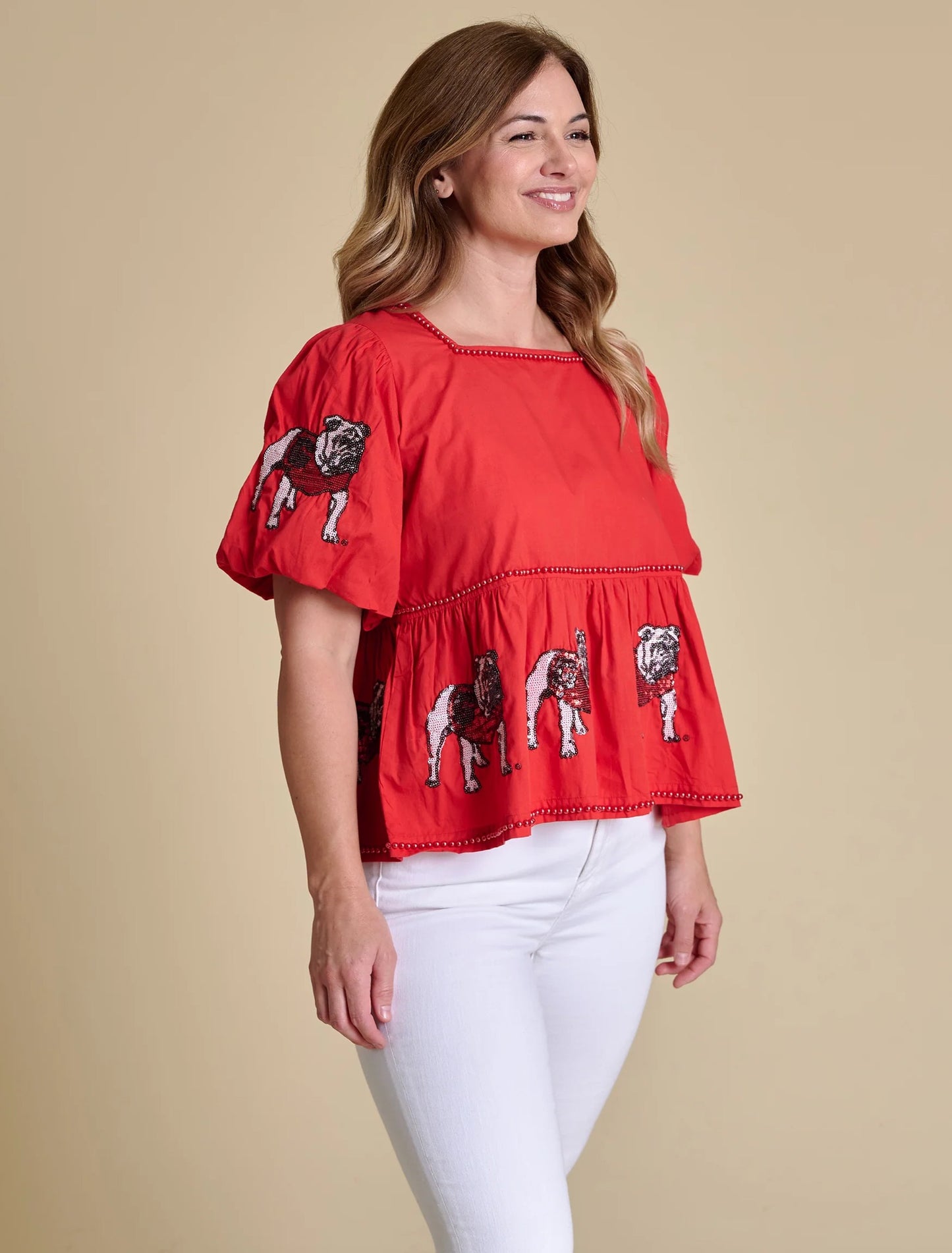 Georgia Peplum Top