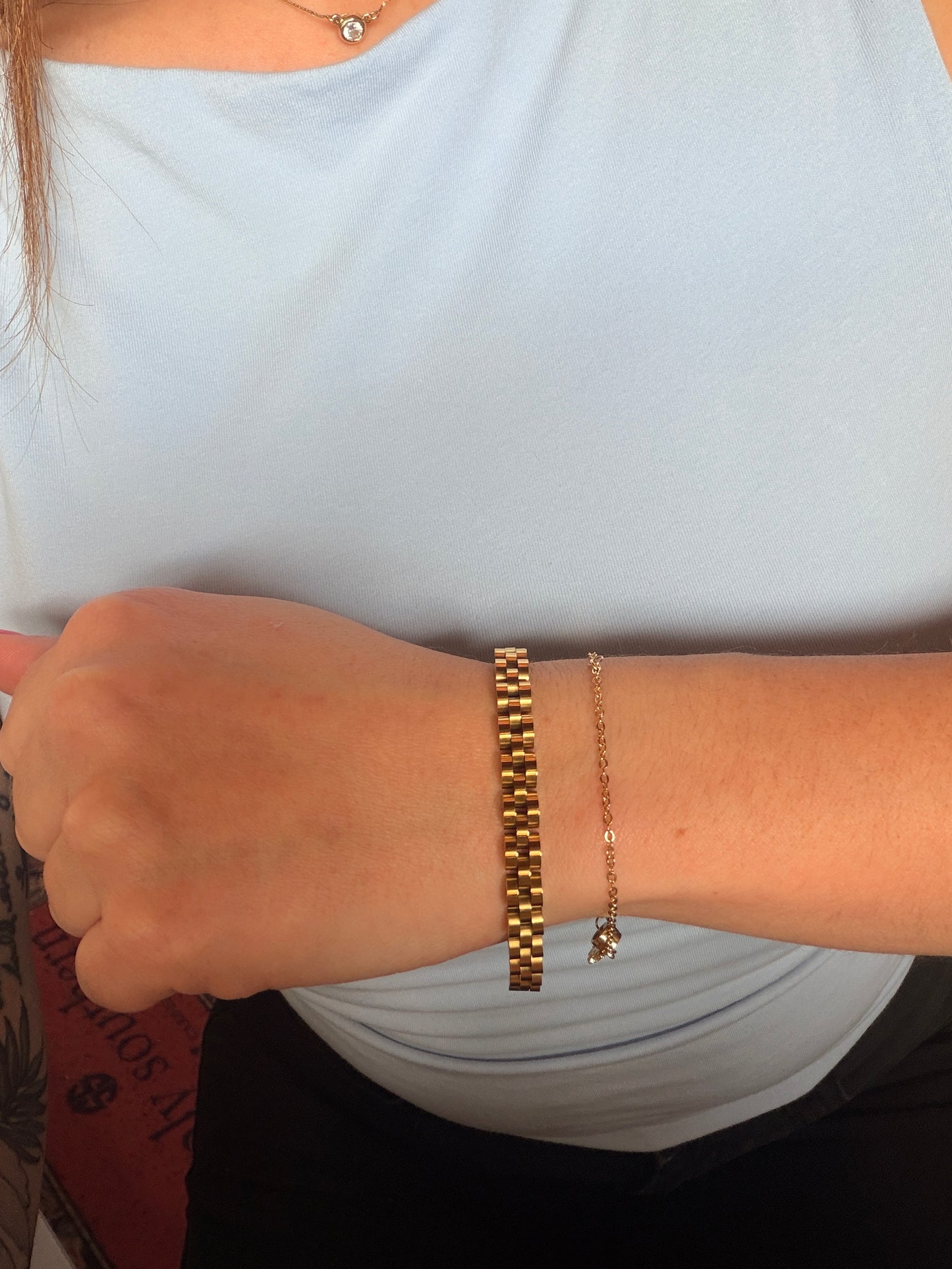 Gold Watch Band