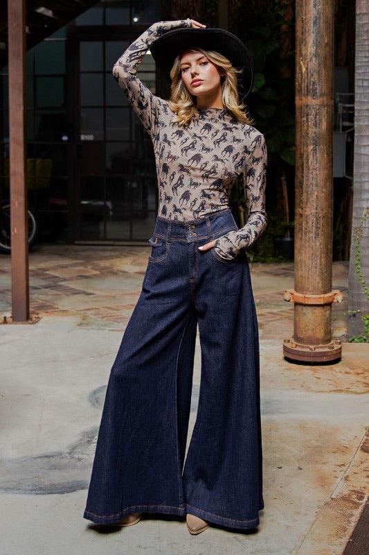 Extra Wide Palazzo Pants