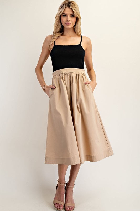 Two Toned Sleeveless Maxi