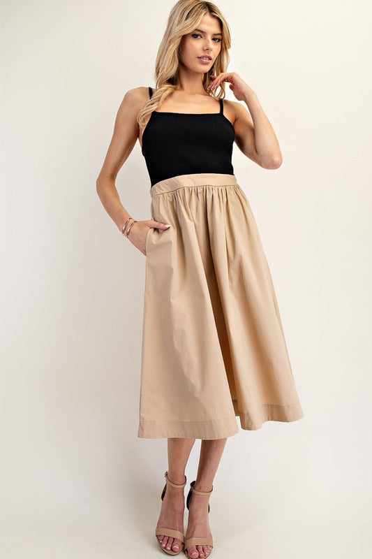Two Toned Sleeveless Maxi