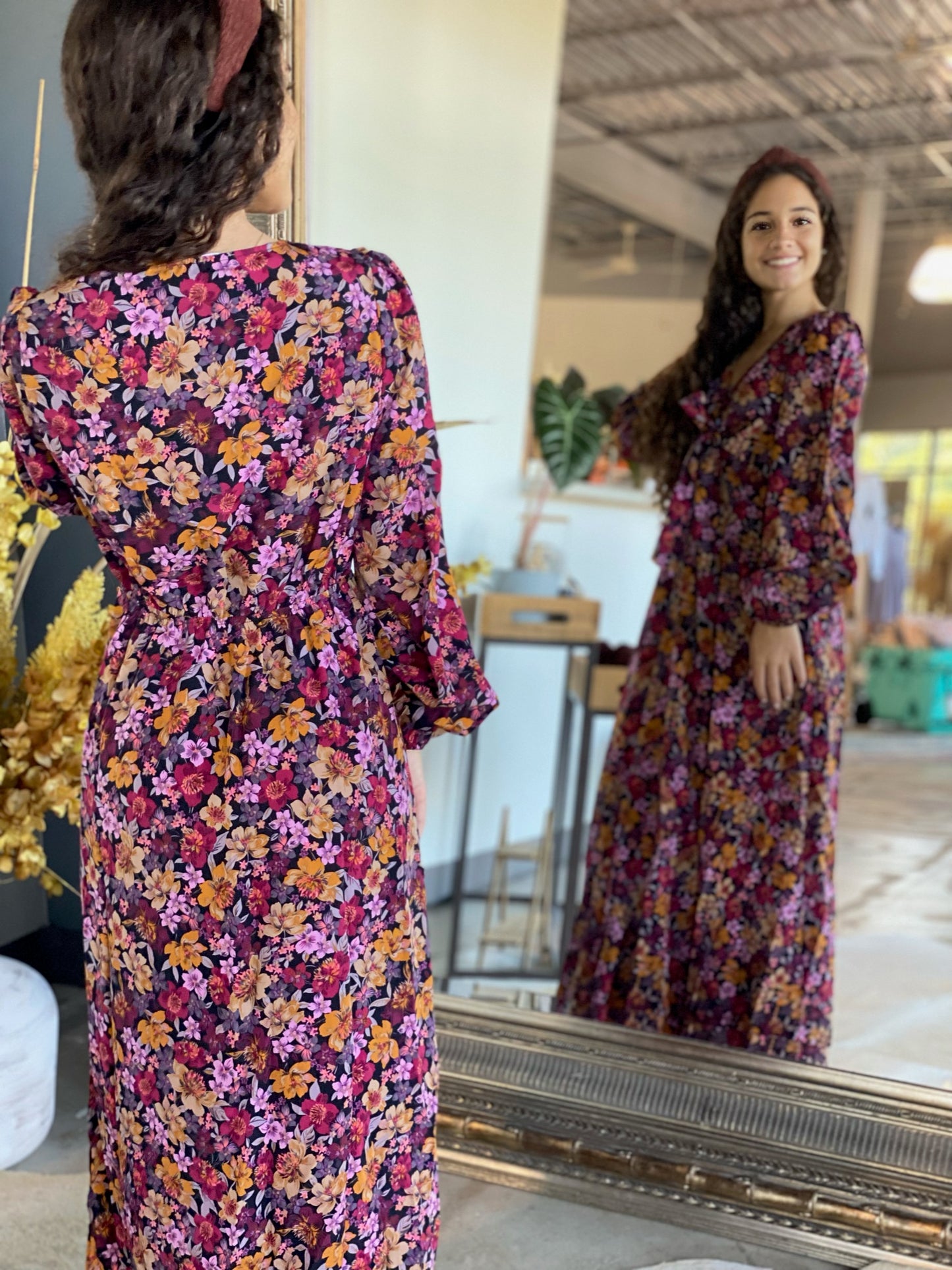 Floral Slit Maxi