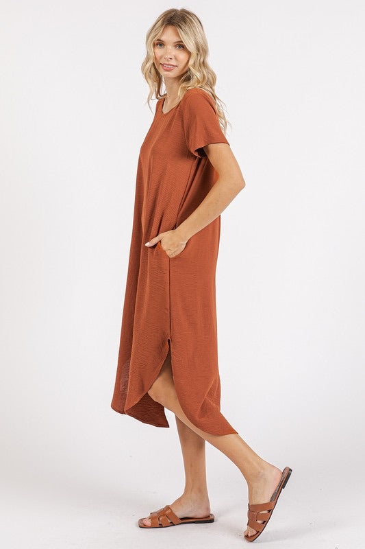 Copper Maxi Dress