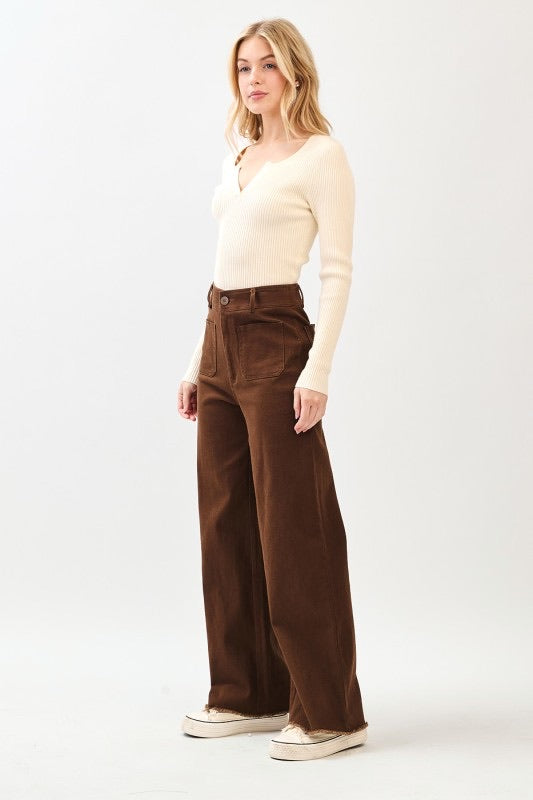 Chocolate Twill Pants