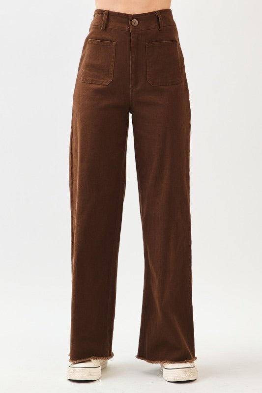 Chocolate Twill Pants