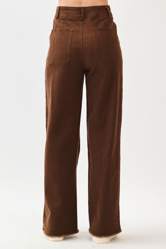 Chocolate Twill Pants