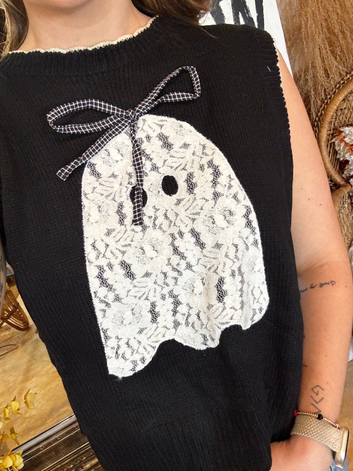 Boo Lace Vest