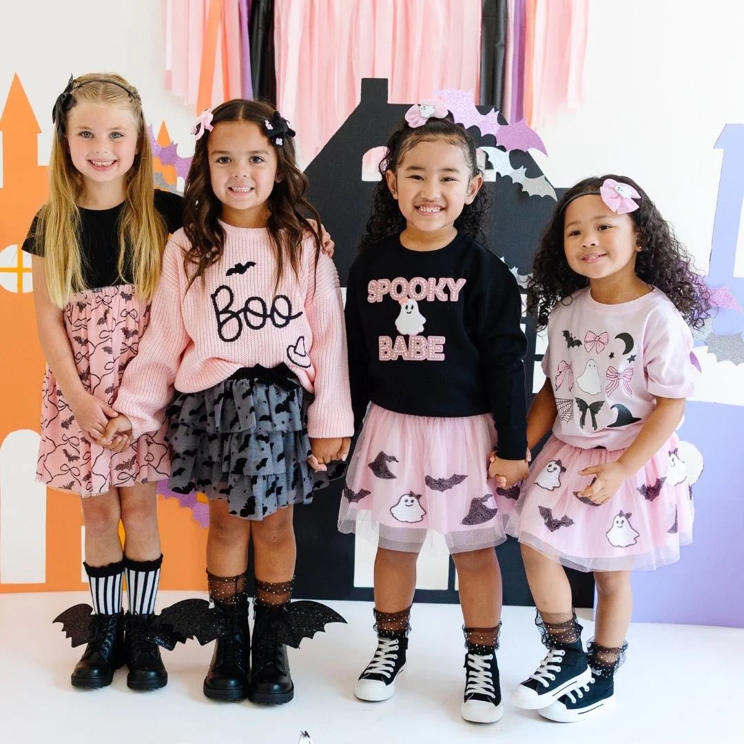Girls Spooky Babe Pullover