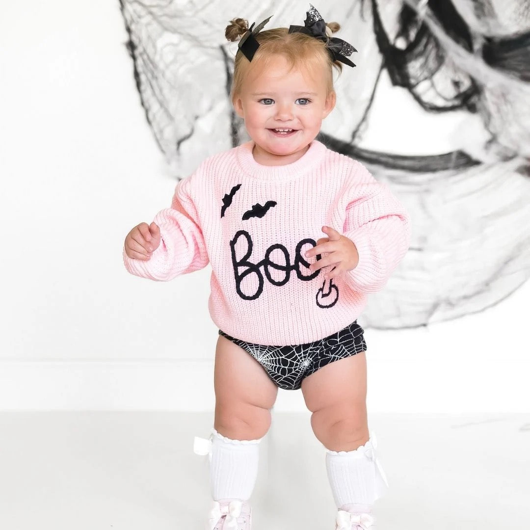 Boo Knit Girls Pullover