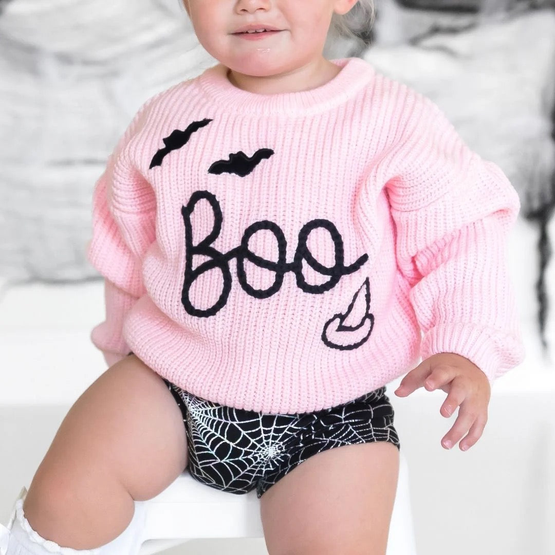 Boo Knit Girls Pullover