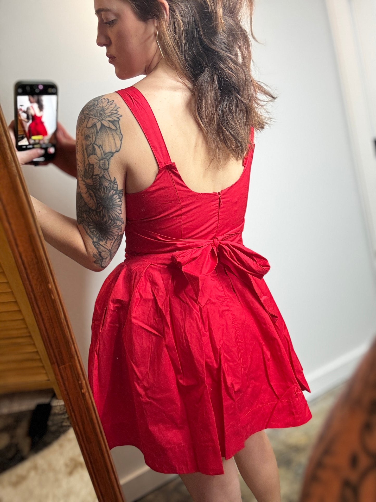 Red Bow Dress