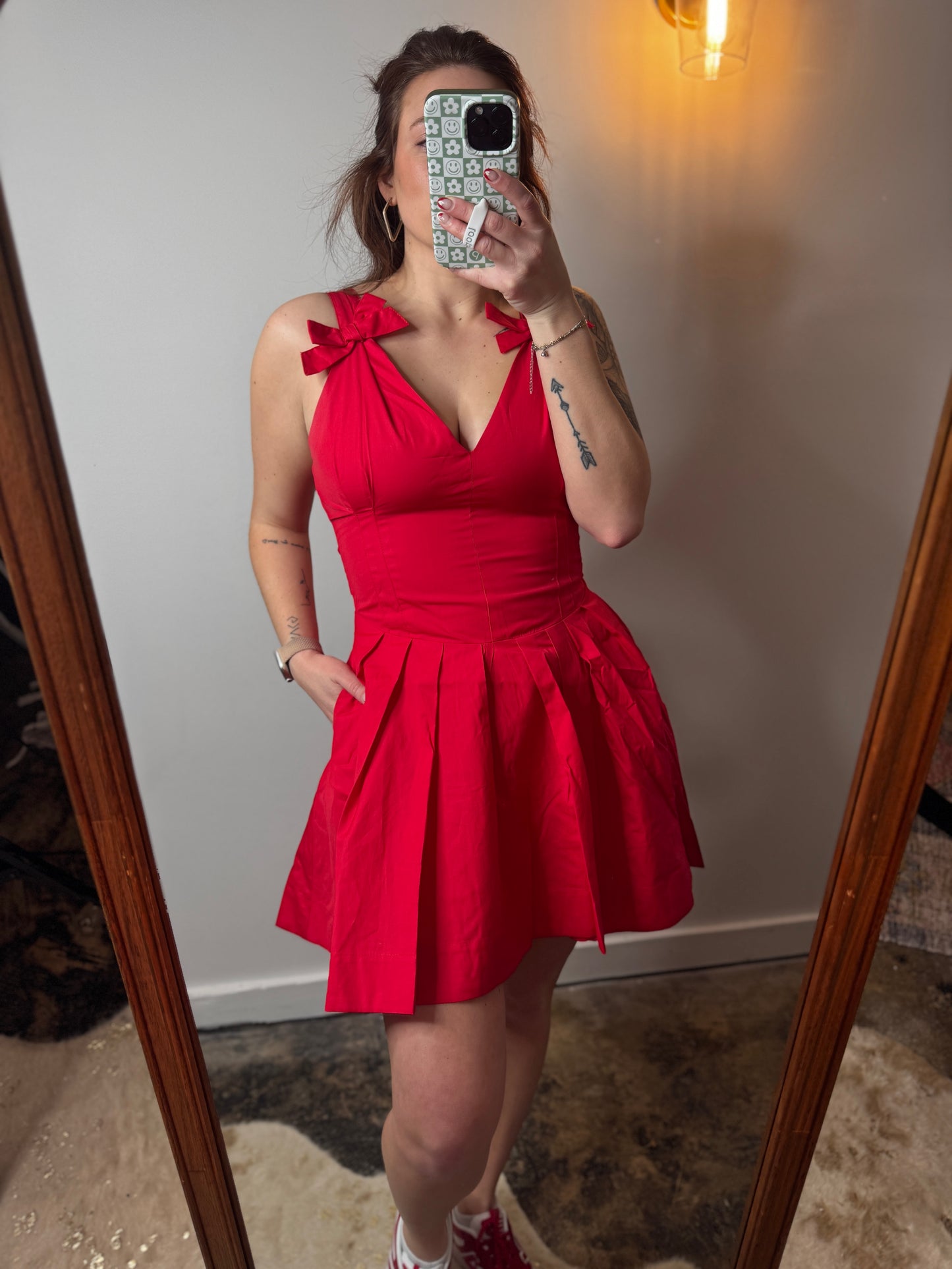 Red Bow Dress