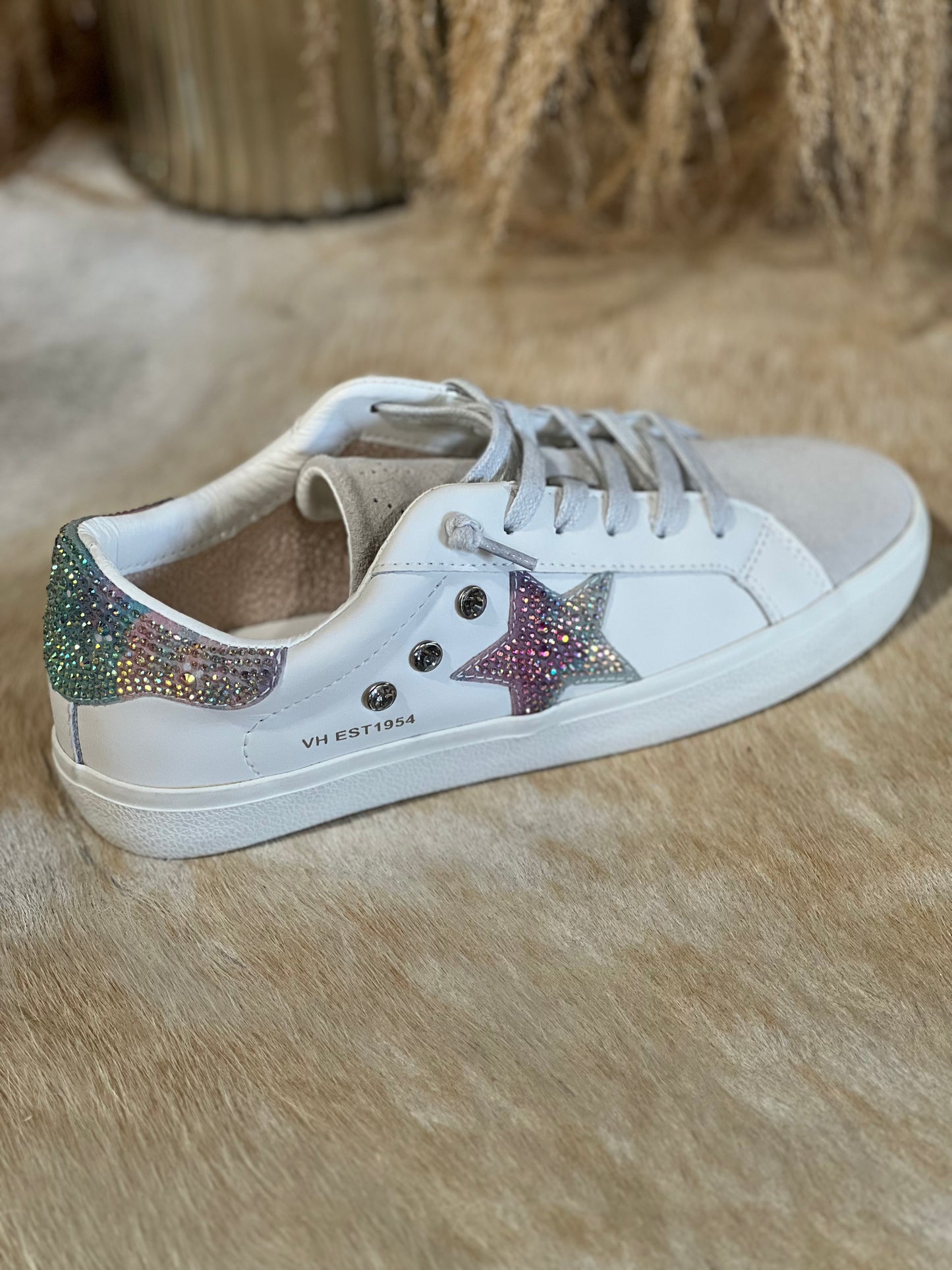Purple Star Glitter Sneaker