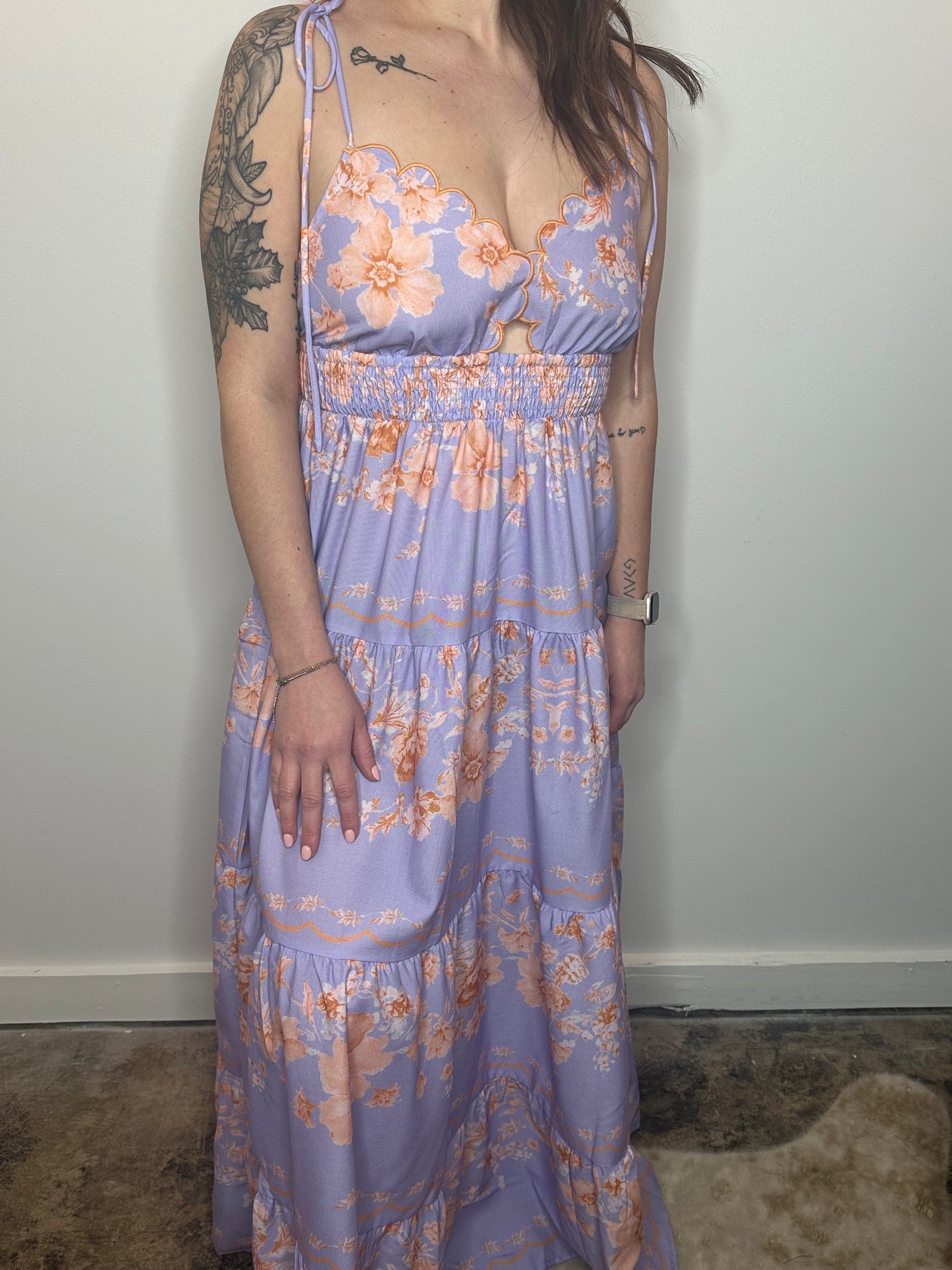 Floral Tiered Maxi