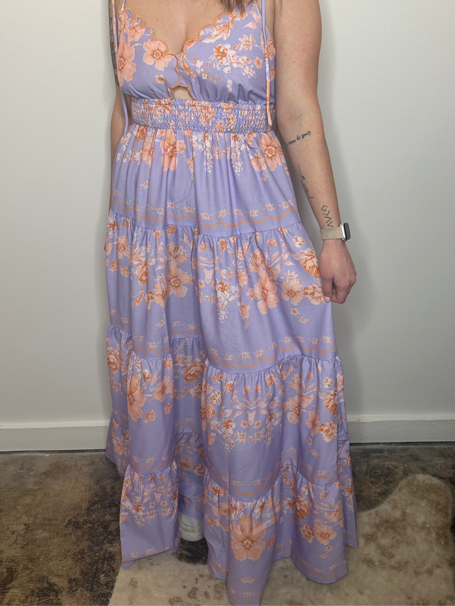 Floral Tiered Maxi