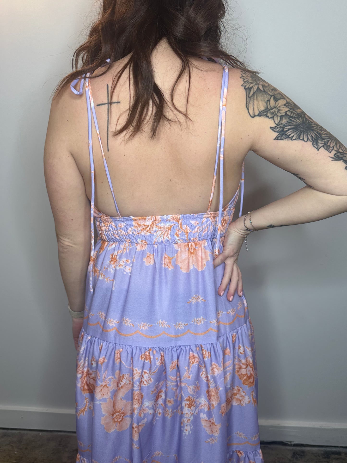 Floral Tiered Maxi