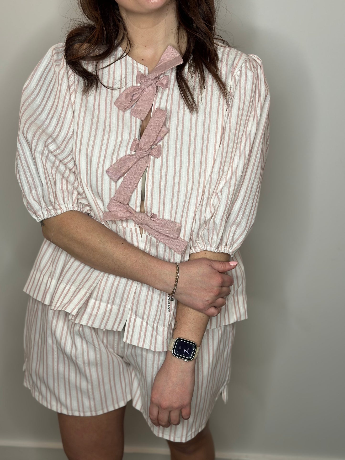 Bow Tied Stripe Top