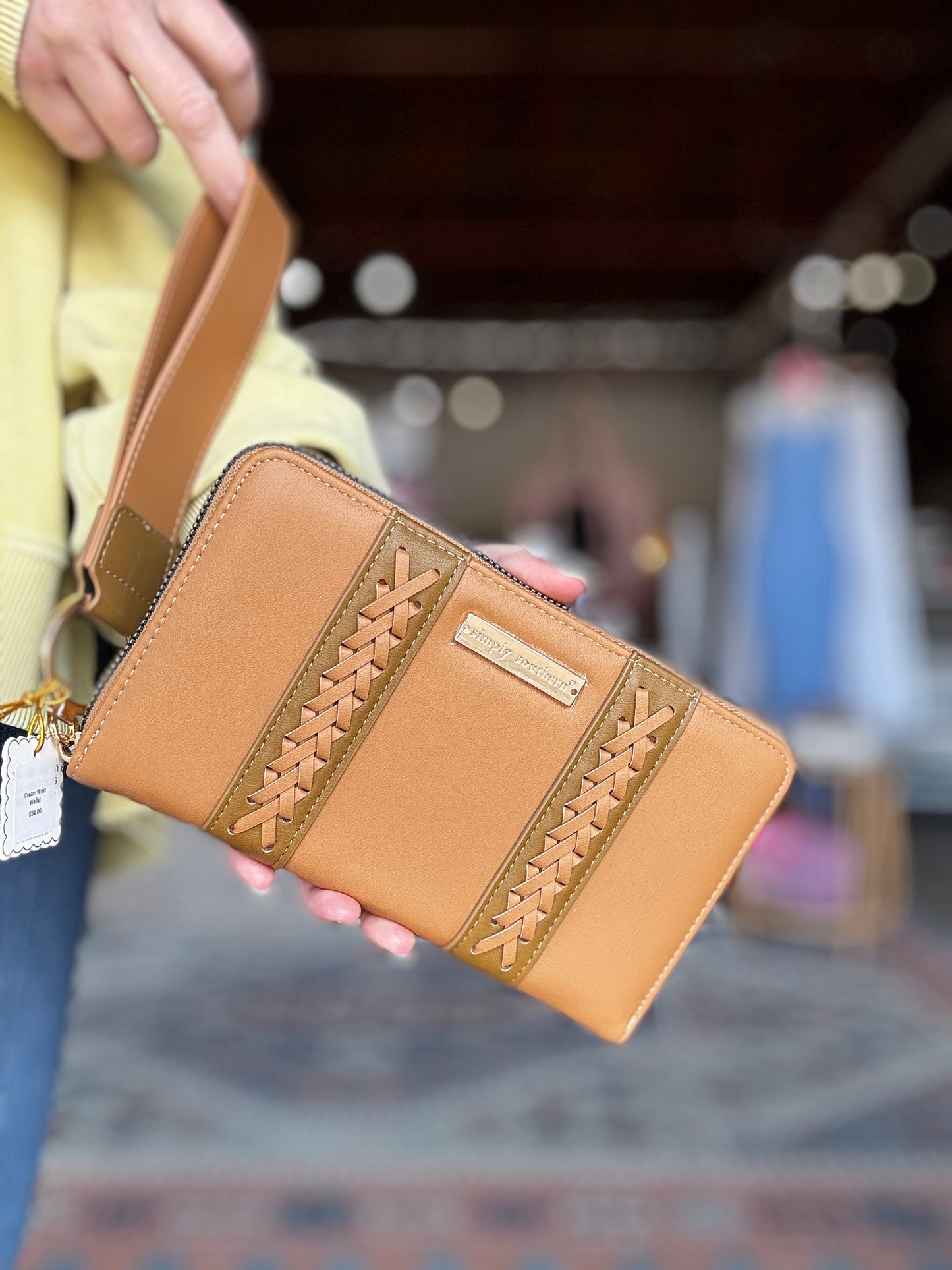 Brown Wrist Wallet