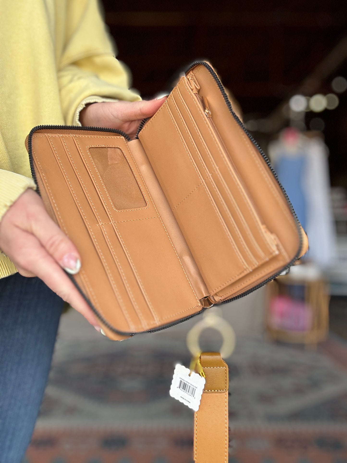 Brown Wrist Wallet