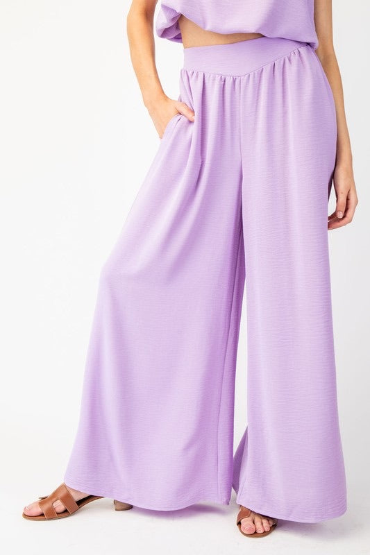 Lavender Wide Flow Pants