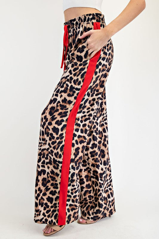 Leopard Print Flow Pants