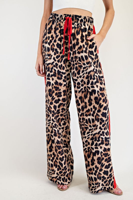 Leopard Print Flow Pants