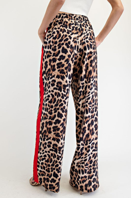 Leopard Print Flow Pants