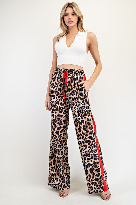 Leopard Print Flow Pants
