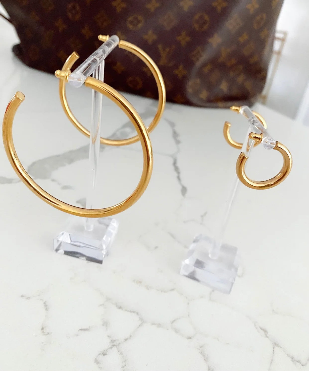 Large Gold Hoops