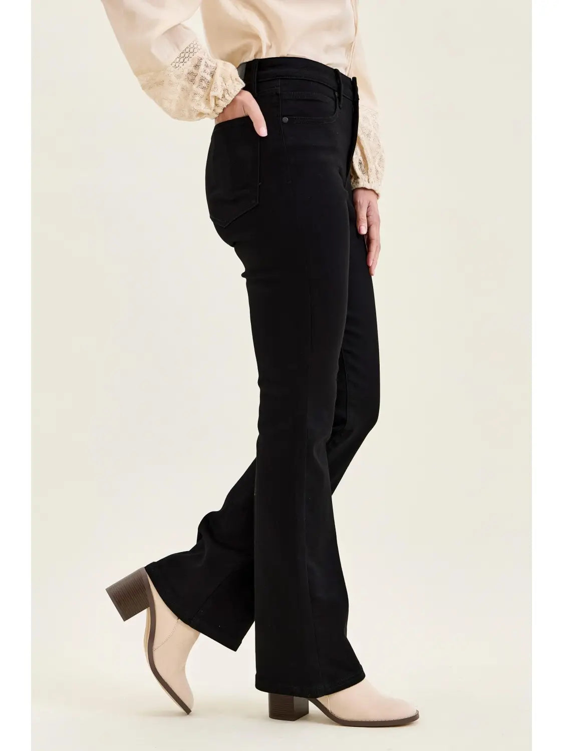 Sleek Black Bootcut