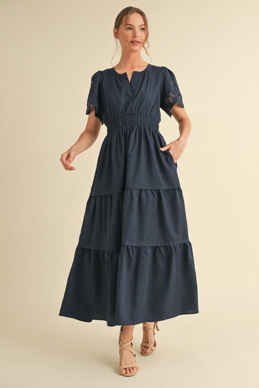 Cut Out Tiered Maxi