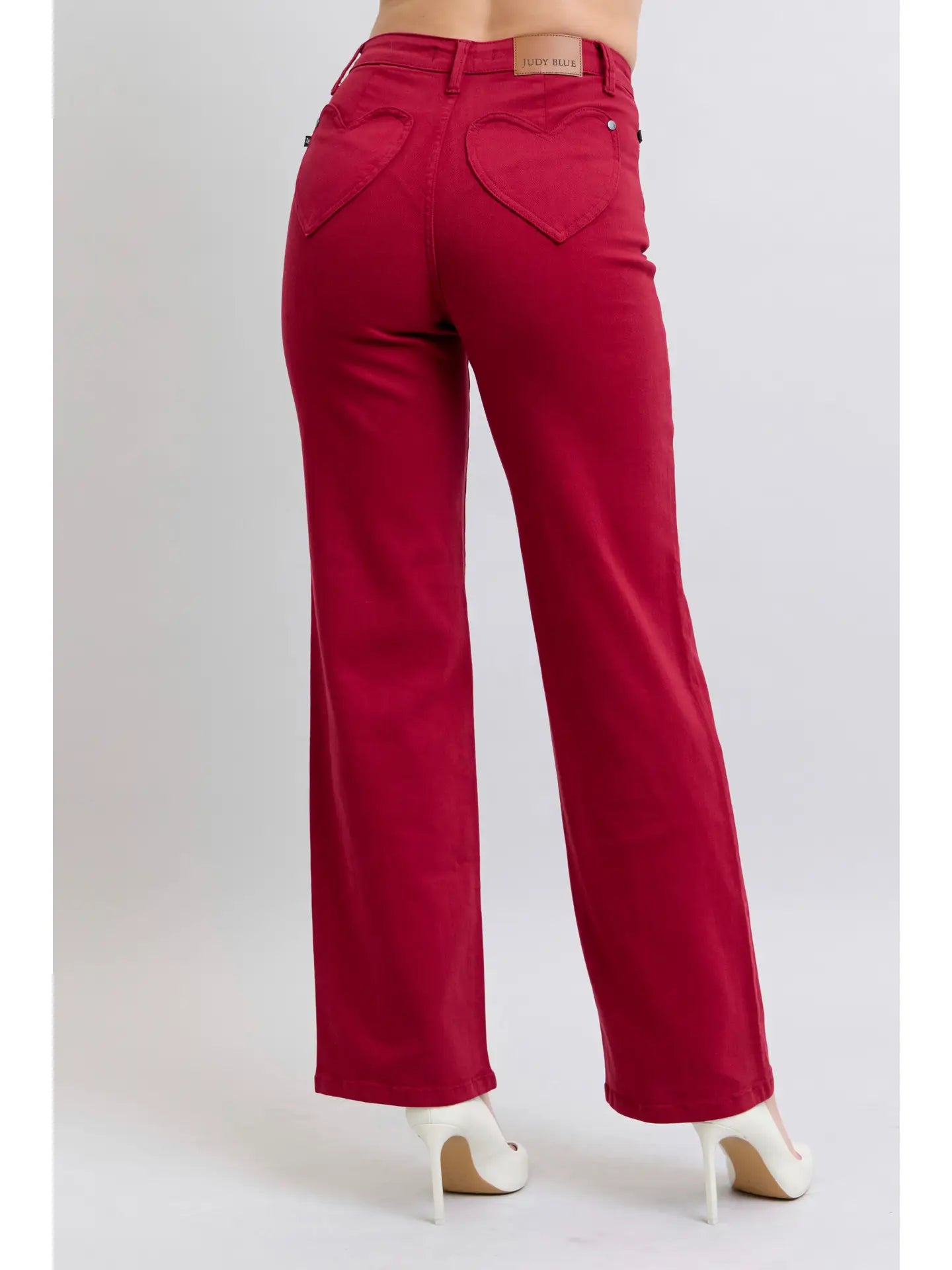 Heart Pocket Red Bottoms