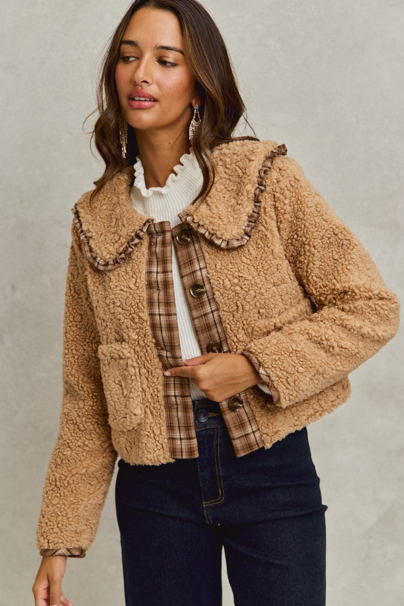 Teddy Bear Fur Jacket