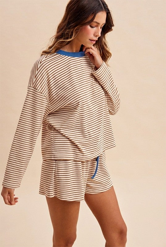 Striped Dolman Set