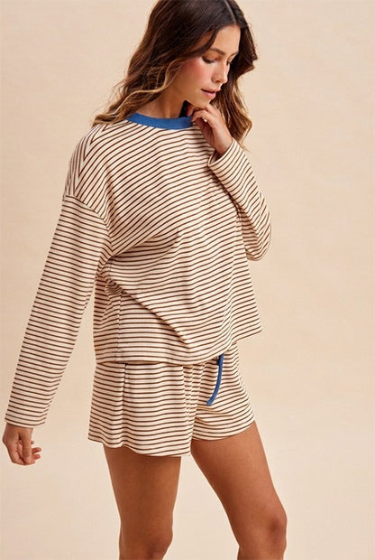 Striped Dolman Set