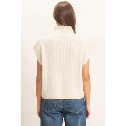 Sleeveless Alpaca Sweater