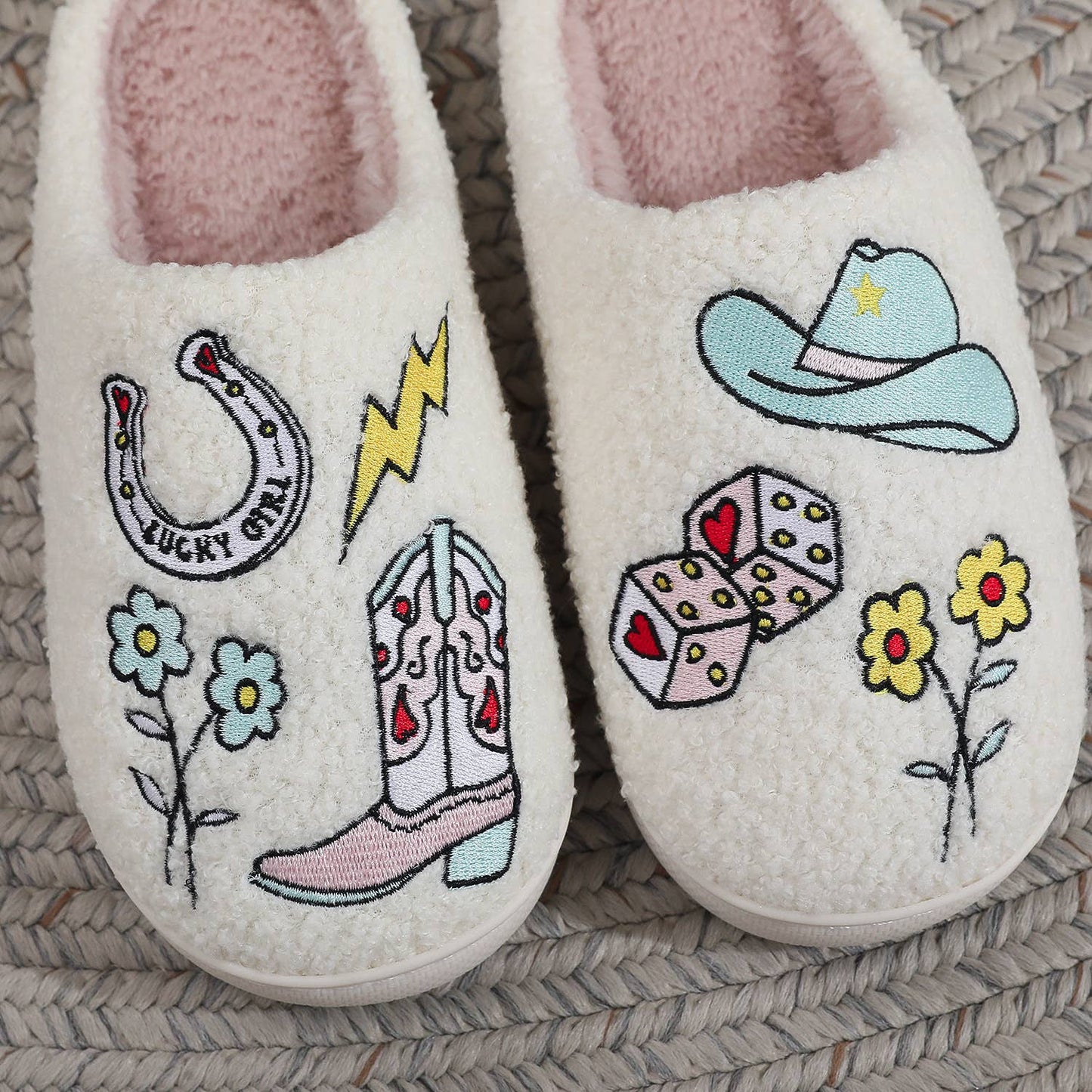Western Vintage Cowboy Slippers