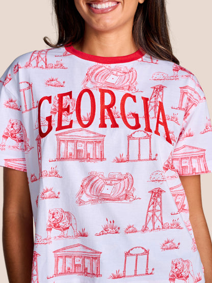 Georgia Embroidered Tee