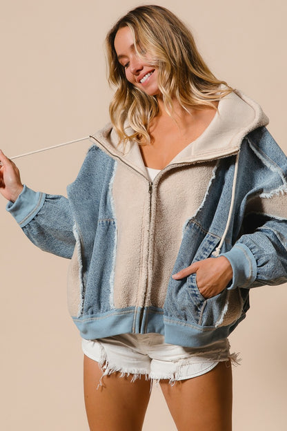 Fleece Mix Jacket