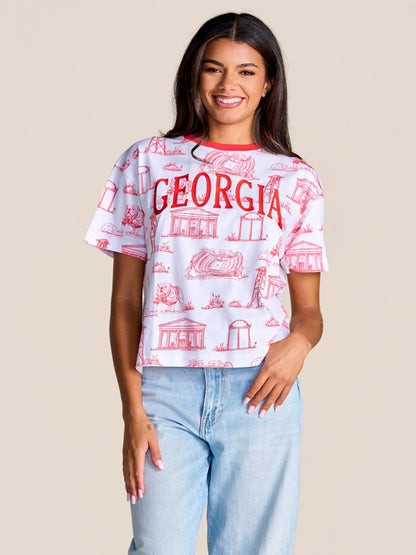 Georgia Embroidered Tee