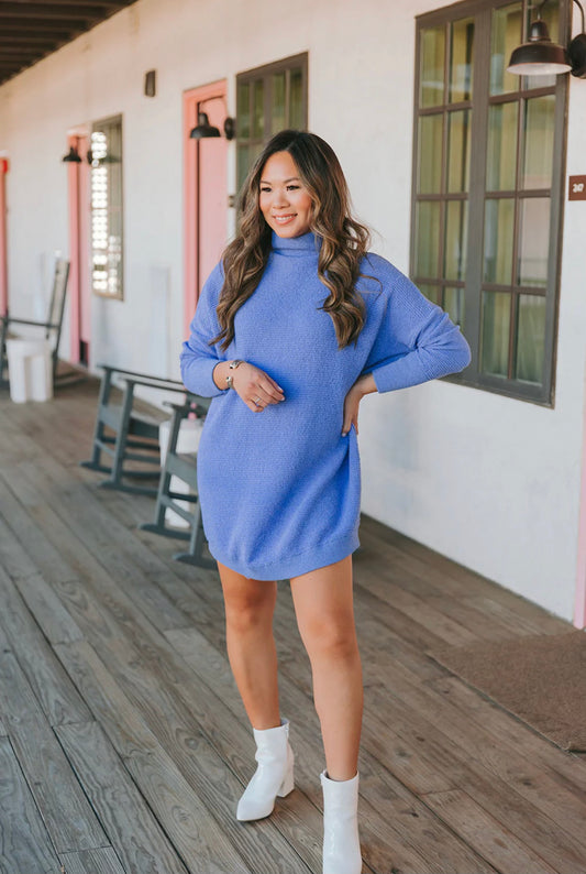 Lilac Sweater Dress