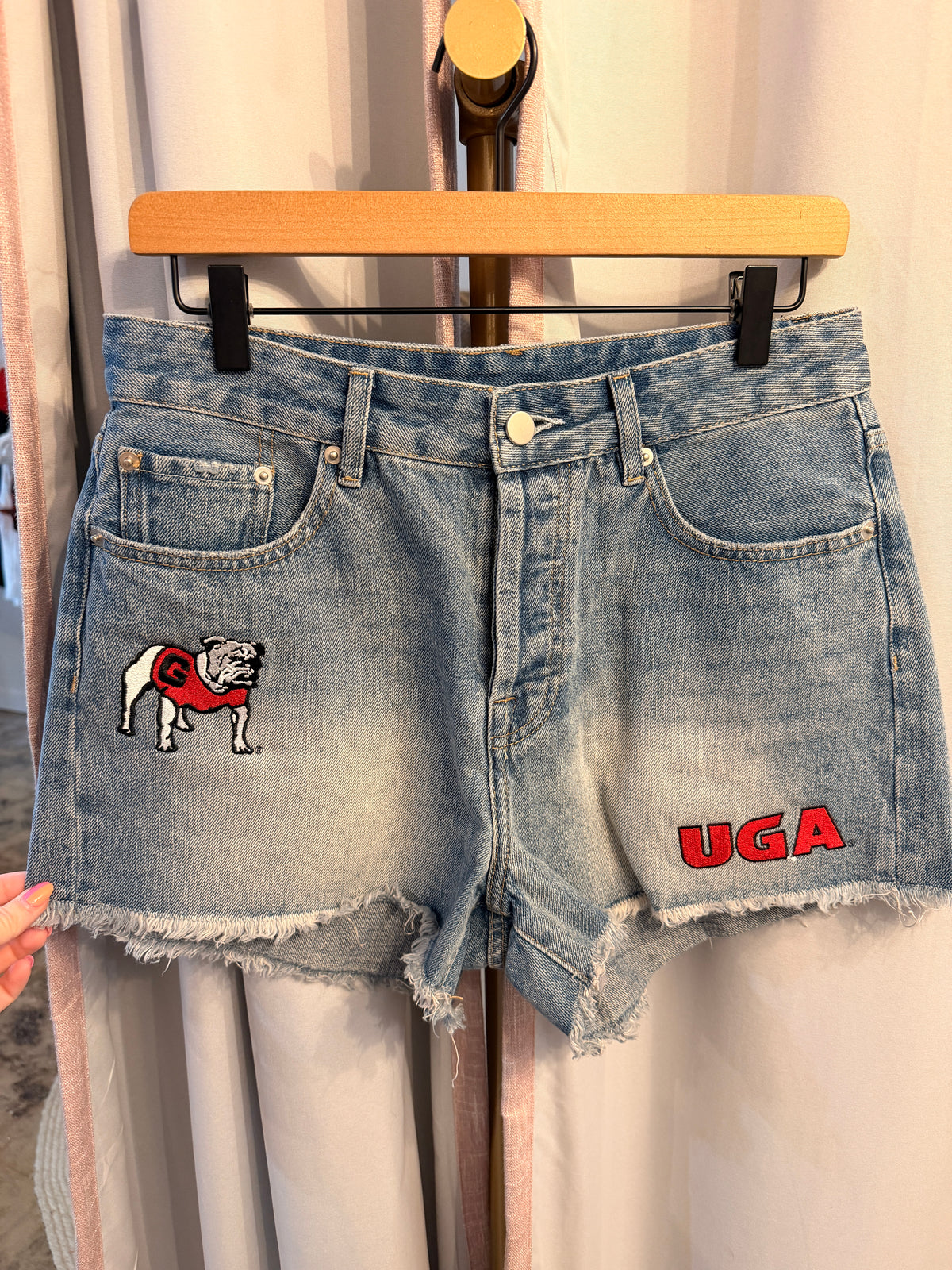 UGA Denim Shorts