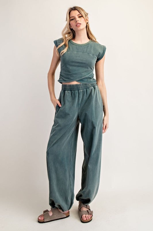 Teal Pocket Jogger