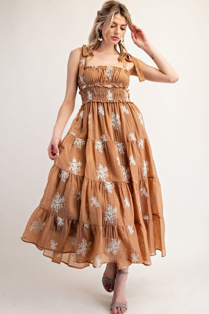 Coco Floral Tier Maxi