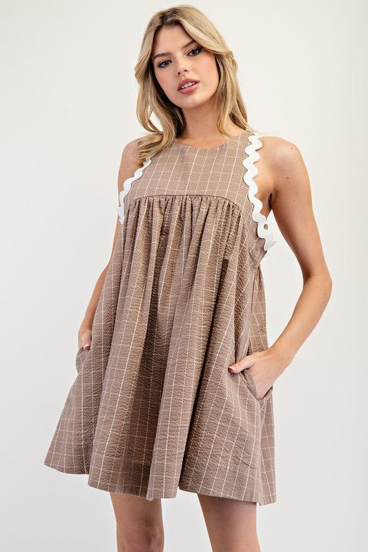 Rick Rack Mini Dress