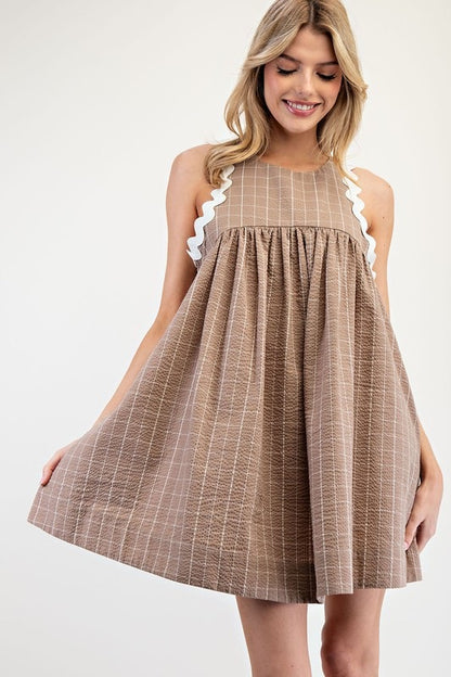Rick Rack Mini Dress