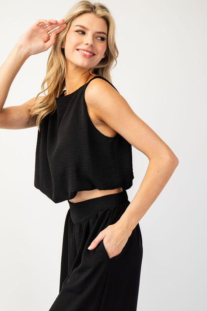 Sleeveless Flow Top